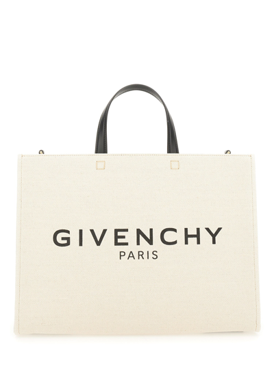 Givenchy G-tote Medium Bag In White