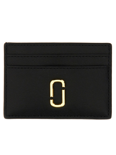 Marc Jacobs Card Holder "the J Marc" In Black