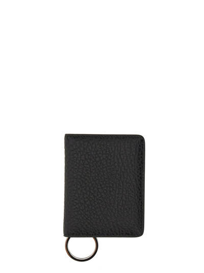 MAISON MARGIELA BIFOLD WALLET WITH KEY RING