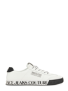 Shop Versace Jeans Couture Sneaker With Logo In White
