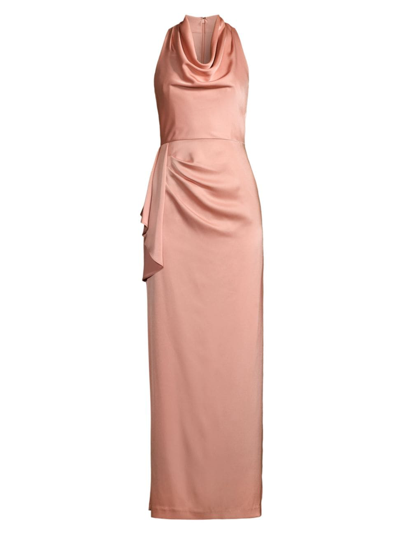 AIDAN MATTOX WOMEN'S SATIN CREPE GOWN