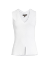 Capsule 121 Women's Dimensions The Extent Sleeveless Sweater In White