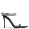 Giuseppe Zanotti Crystal Cuff Stiletto Sandals In Black