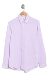 C-LAB NYC C-LAB NYC SOLID LONG SLEEVE 4-WAY STRETCH BUTTON-UP SHIRT