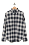 THEORY RAMMY FLANNEL COTTON BUTTON-UP SHIRT