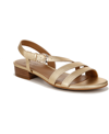 Naturalizer Hilma Womens Faux Leather Adjustable Slingback Sandals In Brown