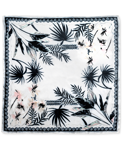 Inc International Concepts Women's Tropical-print Bandana Square, Created For Macy's In Neutral
