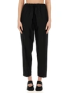 Mm6 Maison Margiela Pantaloni Nero In Black