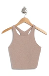 BEYOND YOGA FOCUS CROP RACERBACK PERFORMANCE TANK