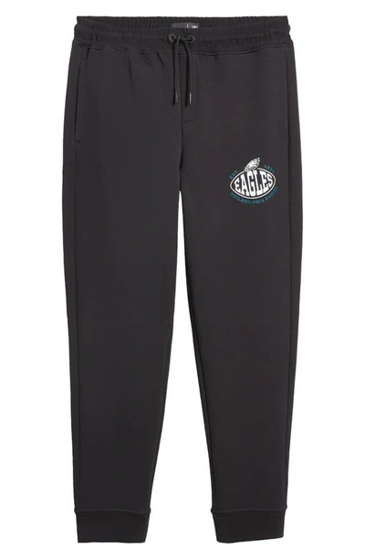 Hugo Boss X Nfl Cotton Blend Joggers In Philadelphia Eagles Black