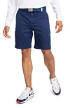 Nike Dri-fit 8-inch Water Repellent Chino Golf Shorts In Blue