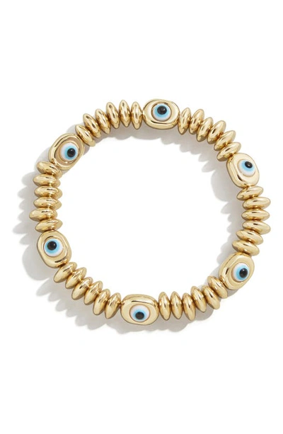 Baublebar Evil Eye Stretch Bracelet In Gold