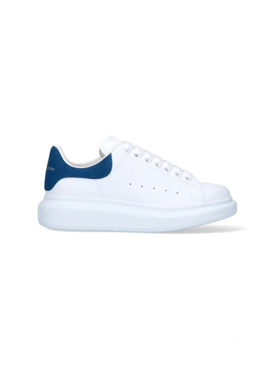 Alexander Mcqueen Oversized Leather Trainers In White