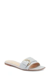 Gianvito Rossi Buckle Slide Sandal In Blue/gold/multi