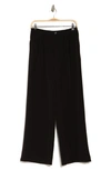 Laundry By Shelli Segal Belle Crepe Wide Leg Pants In Black