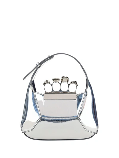 Alexander Mcqueen Handbags In Silver