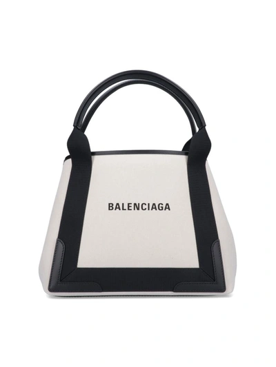 Balenciaga Bags In Natural+black