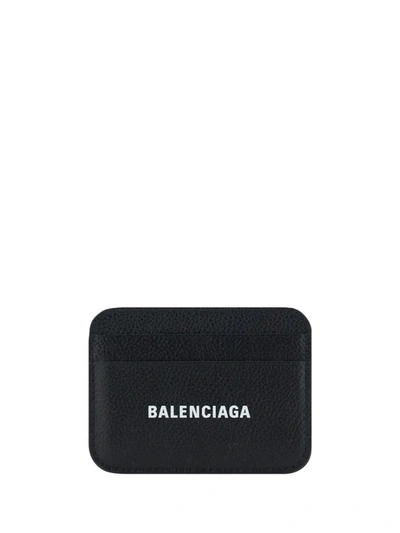 Balenciaga Wallets In Black/l White