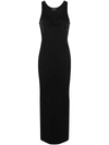 Blumarine Rib Dress In Black