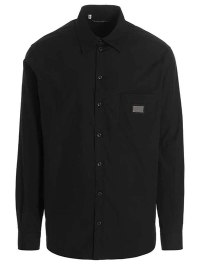 Dolce & Gabbana Dg Essential Shirt In Black