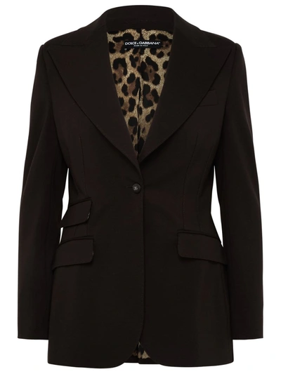 Dolce & Gabbana Woman  Blazer In Brown Viscose
