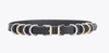 Pinko Belt With Metal Loops In Black