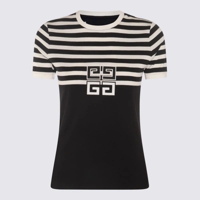 Givenchy Black And White Cotton T-shirt