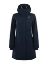 K-way Giubbino Mathy Bonded Jersey Blu In Blue
