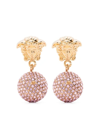 Versace Bijoux In Gold/pink