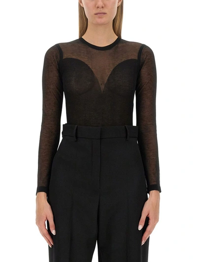 Nina Ricci Viscose Tops. In Black