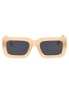 Off-white Boston Rectangular Frame Sunglasses In 1707 Sand