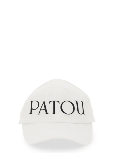 Patou Baseball Hat With Logo In White
