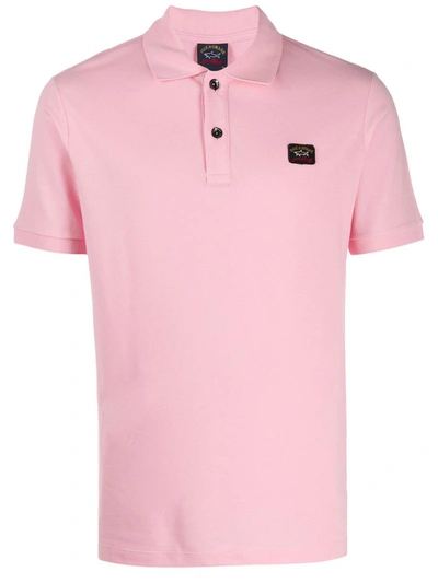 Paul & Shark Polo In Pink & Purple