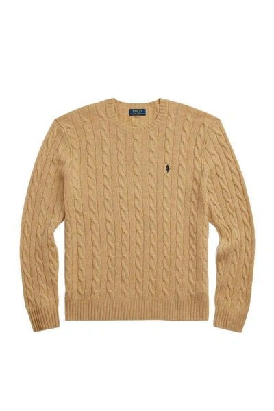 Polo Ralph Lauren Sweaters In Camel