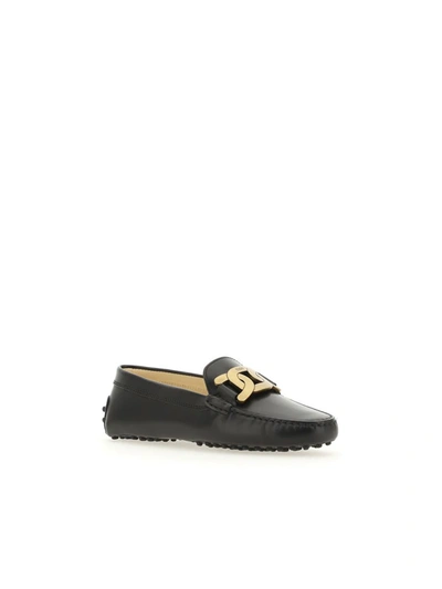 Tod's Kate Chain Gommino Loafer In Black
