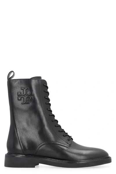 TORY BURCH TORY BURCH LEATHER LACE-UP BOOTS