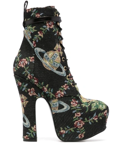 Vivienne Westwood Pleasure Platform Boots In Multicolour