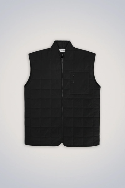 Rains Giron Liner Vest In Black