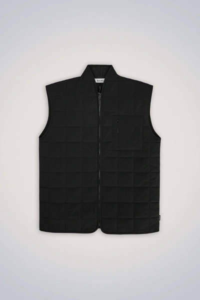 Rains Giron Liner Waistcoat In Black