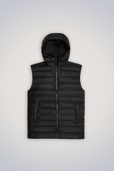 Rains Lohja Puffer Vest In Black