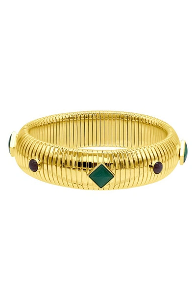 ADORNIA ADORNIA 14K GOLD PLATE BANGLE