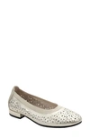 DAVID TATE LASER CUT BALLET FLAT