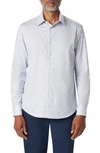 Bugatchi James Ooohcotton® Abstract Print Button-up Shirt In Stone
