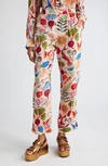 Farm Rio Woman Pants Light Pink Size S Viscose In Bright Farm Beige