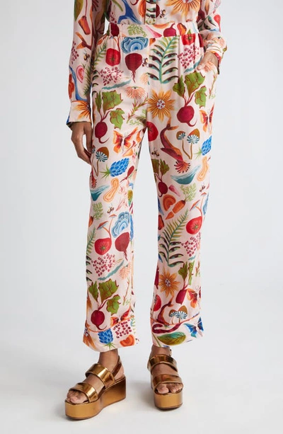 FARM RIO BRIGHT FARM PRINT PULL-ON PANTS