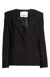 Isabel Marant Manzil Hemp-blend Blazer In Black