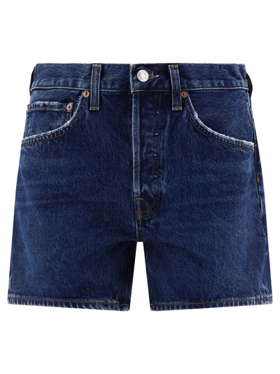 Agolde "enamour" Shorts In Blue