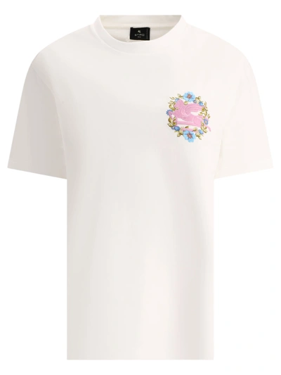 ETRO ETRO T SHIRT WITH EMBROIDERY