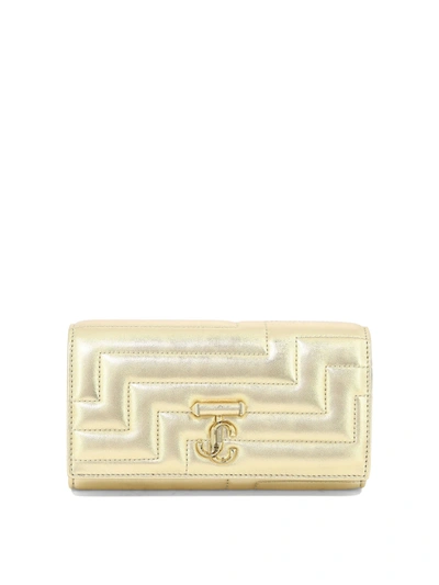 JIMMY CHOO JIMMY CHOO WALLET WITH PEARL STRAP