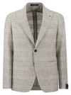 TAGLIATORE TAGLIATORE JACKET WITH TARTAN PATTERN